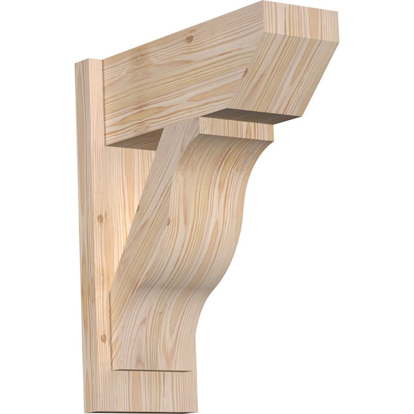 Ekena Millwork Funston Slat Smooth Outlooker, Douglas Fir, 7 1/2"W x 18"D x 22"H OUT08X18X22FST06SDF - main